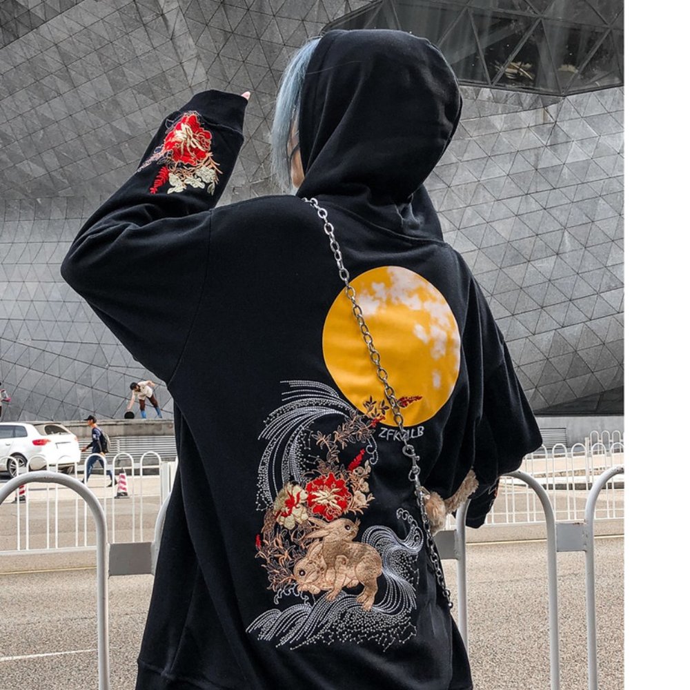Embroidered hoodie. Master stitch-works. - Picture 11 of 14